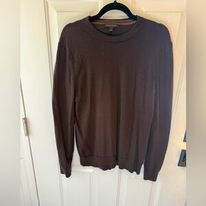Banana Republic Men's Dark Brown Crewneck Sweater